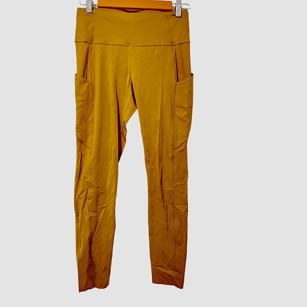 Lululemon Olive Color Leggings, 8